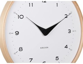 Karlsson 5995WH ceas de perete design alb, dia. 30cm