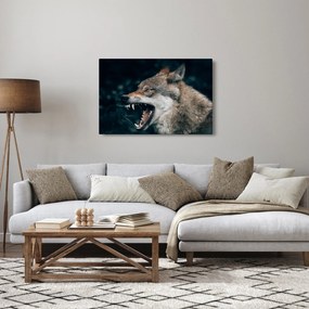 Tablou cu lup (90x60 cm)