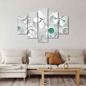 Tablou abstracției florale (150x105 cm)