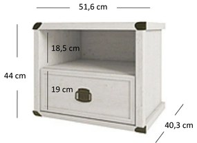 Noptieră Marlene (Pin vintage). 1053034