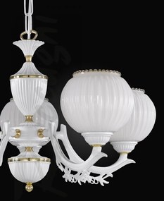 Candelabru clasic cu 5 brate design italian 9650