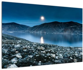 Tablou - Islanda noaptea (90x60 cm)