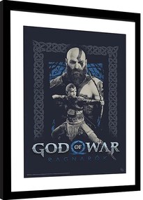 Poster înrămat God of War: Ragnarok - Kratos and Atreus