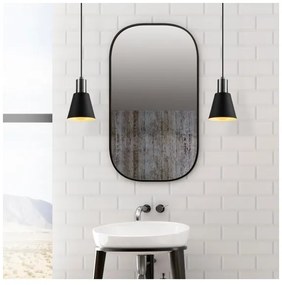 Lustră pe cablu KEM 1xE27/40W/230V neagră