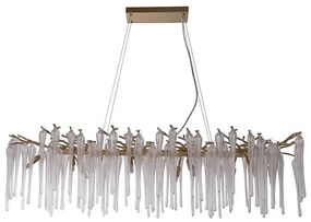 Searchlight 10425-10GO - Lustru suspendat pe cablu HERITAGE, 10 x G9, 33W, 230V