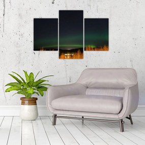 Tablou cu aurora borealis (90x60 cm)