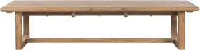 Măsuță de cafea din lemn masiv de teak, 180×70×40 cm, „Kayu"