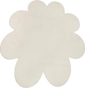 Covor, Daisy Plush, 150x150 cm, Alb