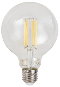 Set 5 becuri Becuri LED inteligente E27 reglabile G95 transparente 7W 806lm 2700-6500K