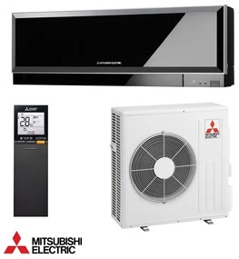 Aparat de aer conditionat inverter Mitsubishi Electric MSZ-EF50VGKB + MUZ-EF50VG, 18000 BTU, 42 m², A++, Wi-Fi, R-32, Negru
