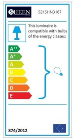 Lustră argintie cu abajur din metal ø 35 cm Nile – Opviq lights