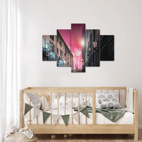 Tablou - Artificii din Marseille (150x105 cm)