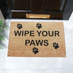 Covoraș de intrare din fibre de nucă de cocos 40x60 cm Wipe Your Paws – Artsy Doormats