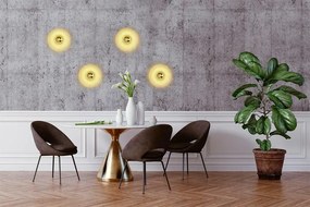 Aplica lumina ambientala LED Onda auriu