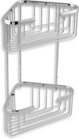 METALIA WIRE Etajeră de colţ cu două poliţe crom 6078,0