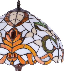 Lampa de masa Tiffany Geometry h 62 cm, abajur 40 cm