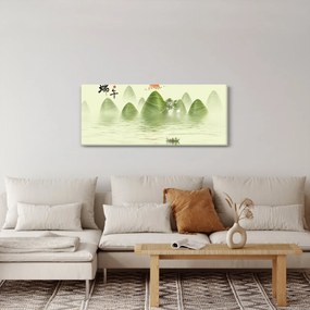 Tablou - Valea munțilot verzi (120x50 cm)