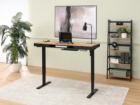 Masă PC Osto 140 (stejar negru + negru). 1109839