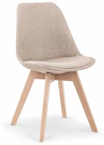 Scaun textil K303 bej - H 83 cm