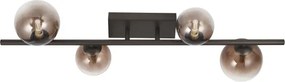 Brilagi - Lustru LED aplicat MILLA 4xG9/3W/230V maro/maro fumuriu