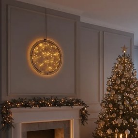 Brilagi - Decorațiune de Crăciun LED pentru exterior, inel 46 cm, LED/2,6W/230V IP44