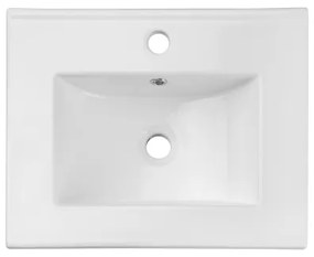 COMAD UM-2050RB DANCE 50 - Lavoar încastrat DANCE 52x40 cm ceramică alb lucios