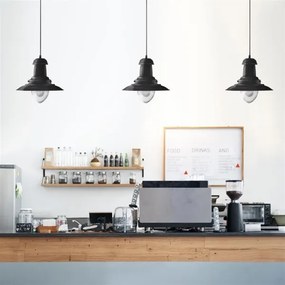 Searchlight 4301BK - Pendul cu cablu FISHERMAN 1xE27/60W/230V negru