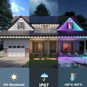 Govee LED RGBIC String Downlights 30m Wi-Fi Matter IP67