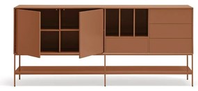 Comodă cărămizie 220x98x45 cm Platt – Teulat