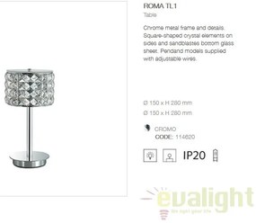 Veioza / Lampa de masa moderna ROMA TL1 114620