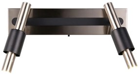 Spot negru-argintiu LED 20,5x42 cm Ikaris – Trio Select