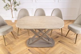 Masa extensibila cu design prin rotire Inception 130-190cm natur