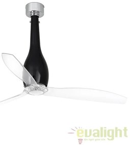 Ventilator cu telecomanda ETERFAN negru lucios/ transparent 32002