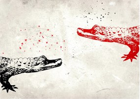 Tablou - Crocodili (70x50 cm)