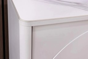 Comoda cu sertare si blat ceramic SAVOY 150cm alb