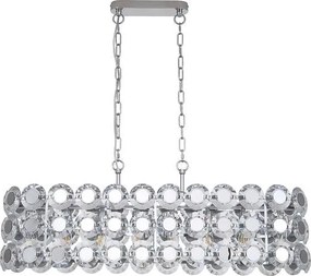 Lustra suspendata ovala design elegant Belle 8LT