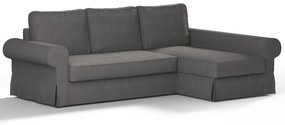 Husa canapea extensibila cu sezlong Backabro