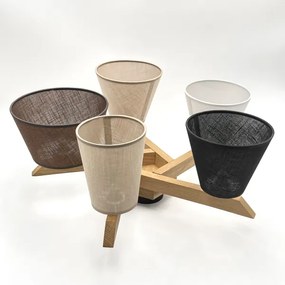 Lustră aplicată Brilagi ANTHONY 5xE14/40W/230V stejar