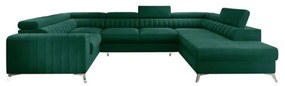 Colțar Louis 347cm verde