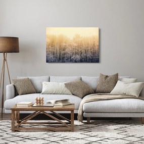 Tablou cu pădure geroasă (90x60 cm)