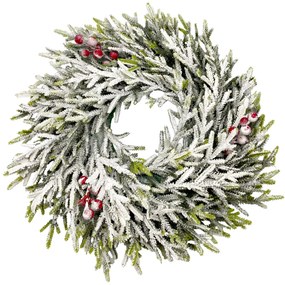 Coronita Craciun cu crengute brad FREEZY, 35cm