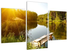 Tablou - Lac la munte (90x60 cm)