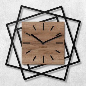 DUBLEZ | Ceas de perete din lemn 3D - Frames