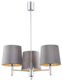 Candelabru modern design elegant BOLZANO 3L gri