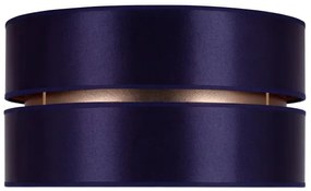 Plafonieră Duolla DUO 1xE27/15W/230V d. 40 cm albastru/auriu