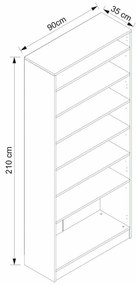 Dulap de haine Nemake 28 (alb) . 1093966