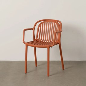 Scaun de dining teracotă din plastic Alia – Ixia