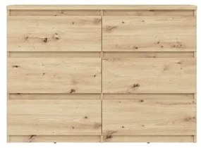 Comodă MAO cu sertare, stejar artisan