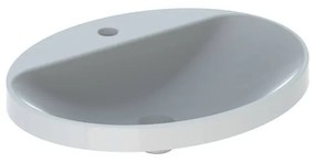 Lavoar incastrat Geberit Variform 60 cm cu orificiu baterie fara orificiu preaplin