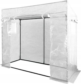 Foaie albă de roșii pentru grădină 200 x 77 x 168 cm